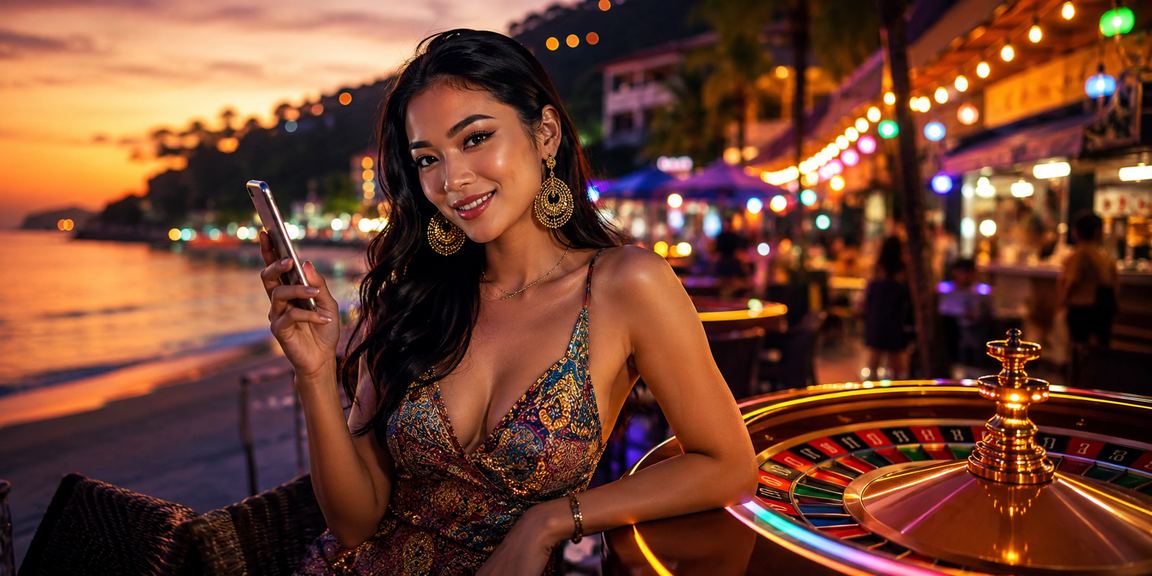 Pemain menikmati permainan roulette bergaya Melayu di Penang dengan 70400